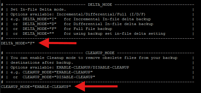 Ahsay RunBackupSet script configuration